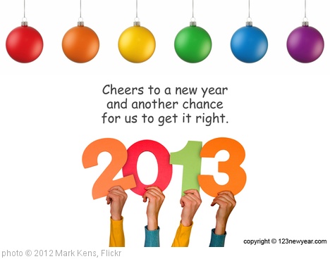 'Happy New Year 2013' photo (c) 2012, Mark Kens - license: http://creativecommons.org/licenses/by/2.0/