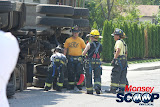 Overturned Truck On Paiken Drive In Spring Valley (Moshe Lichtenstein) - IMG_4492.JPG
