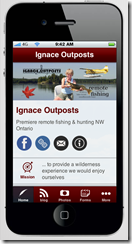 Ignace Outposts App