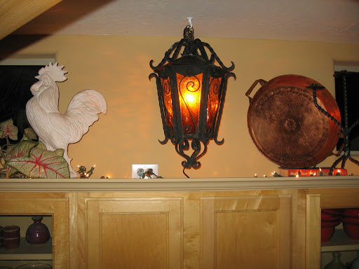 50-year-old iron and glass lantern for $10