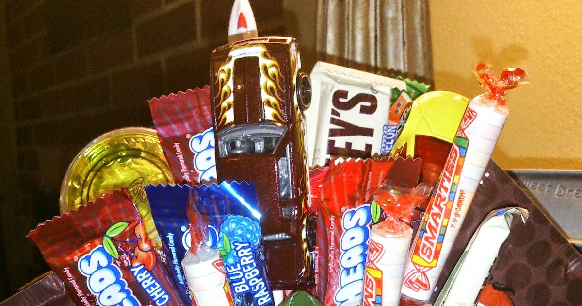 Totally Random Family Gal Candy Bouquet for Boys