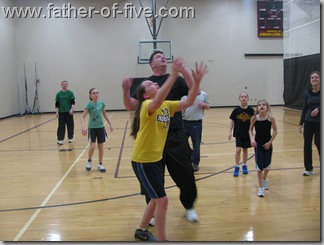 Dad vs Daughter Basetball