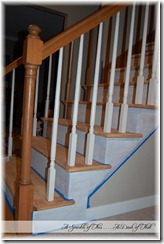 painted stringers and risers