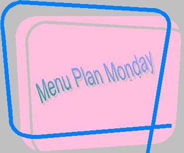 Menu Plan Monday 2