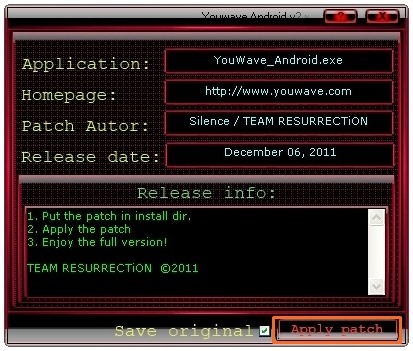 Cara Menjalankan Pacth YouWave 01 Cara Menjalankan Pacth YouWave 01