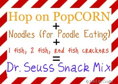 DR SEUSS SNACK MIX graphic