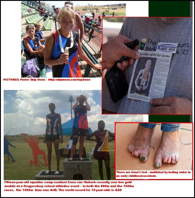 VAN NIEKERK IRENE 15 SQUATTER CAMP AFRIKAANS CHAMPION VAN NIEKERK IRENE 15 SQUATTER CAMP AFRIKAANS CHAMPION