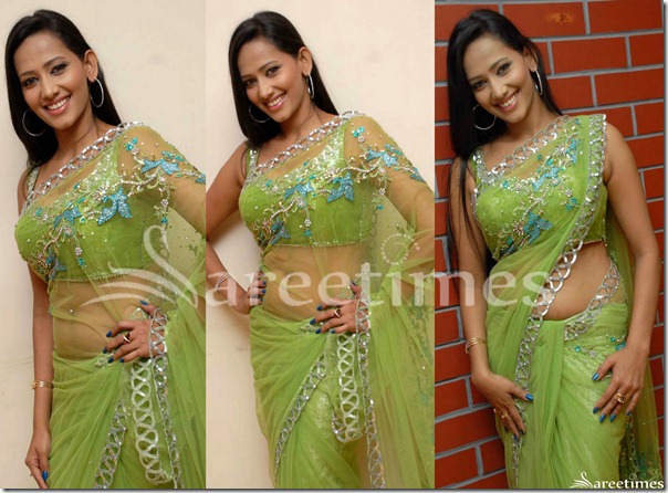 Sanjana_Singh_Green_Saree