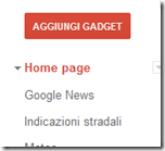 iGoogle Aggiungi gadget