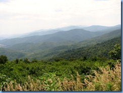 1230 Virginia - Shenandoah National Park - Skyline Drive - Range View Overlook view