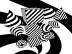 black & white shapes gif by adarsh vijay.gif