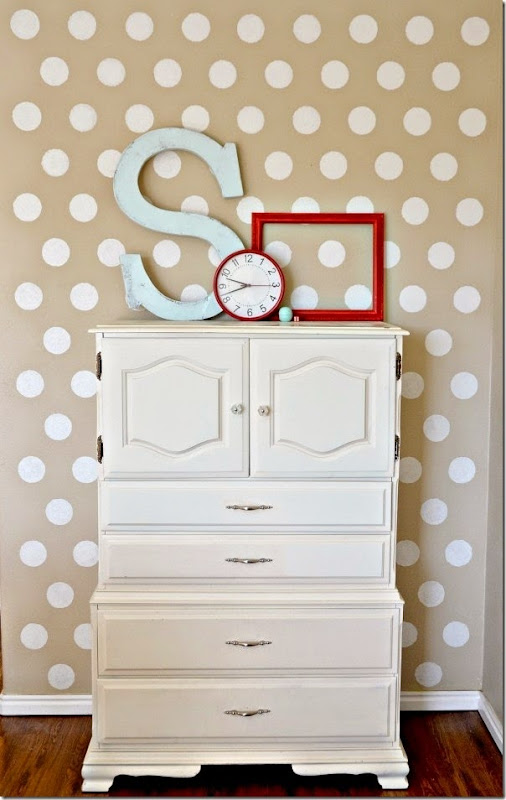 Decorare le pareti con i pois case e interni