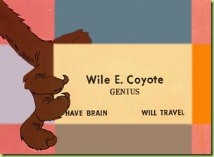 wile e coyote genius