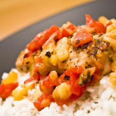 Salmon with Pineapple Tomato Salsa