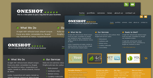 Oneshot - Portfolio/Business Template - Portfolio Creative