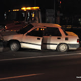 A carjacking occurred in Elk Grove. The suspect crashed the vehicle in Sacramento on Stockton Blvd. just north of Lindale and fled the scene. Officers had the suspect pinned down in the area of 65th Expressway and Sky Parkway and setting up a perimeter and tracking the suspect with K9's. News_111022_CarJack