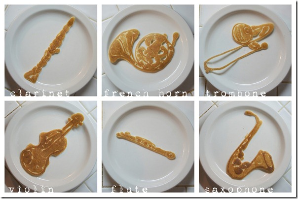 Musical Instrument pancakes