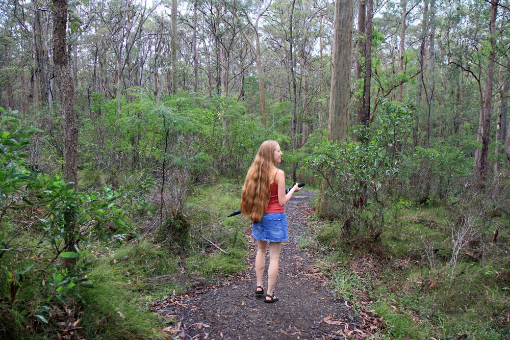 Bronwen walking
