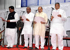 New Ministers Swearing  Murugesh R Nirani,Umesh Katty,Basavaraj Bommai,S A Ravindranath