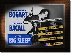The Big Sleep DVD Menu Screen