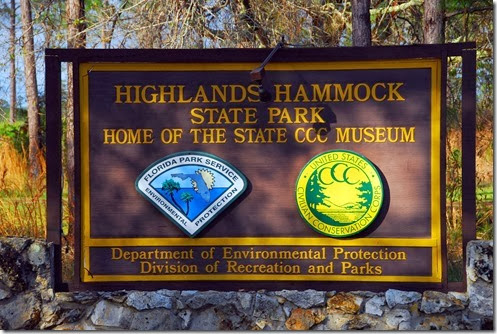 Highland Hammocks Sign