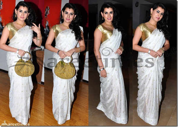 Archana_White_Saree