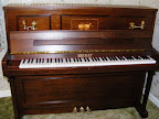 Bentley modern (Esher model) upright piano..... now voiced for that mellow tone