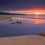 Sunset and the Porcupine Mountains / Upper Michigan