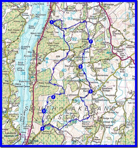 Our route: 20km, 600 metres ascent, in a little over 6 hours