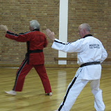 Dan training with Master Harrison in Worcester