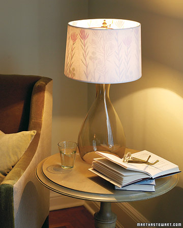 Brighten up her plain shades with a pretty lining that comes to life when she flips the switch. (marthastewart.com) Brighten up her plain shades with a pretty lining that comes to life when she flips the switch. (marthastewart.com)
