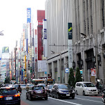 shinjuku street in Tokyo, Japan 