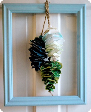 Fabric Pinecones