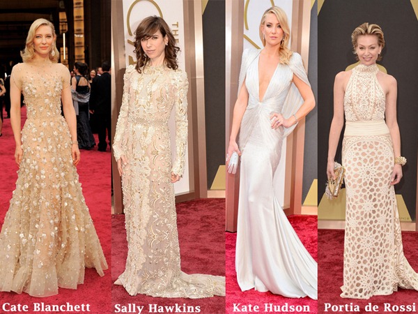 Cate Blanchett, Sally Hawkins, Kate Hudson and Portia de Rossi at 2014 Oscars