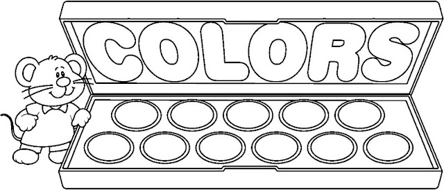 WATERCOLOR COLORING PAGES
