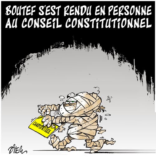 Bouteflika sest rendu en personne au conseil constitutionnel