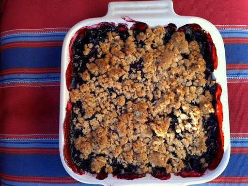 Scott with his wonderful version of the Crumble!