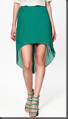 Pleated Mullet skirt Zara -Styleista