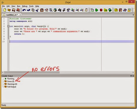 No errors No errors