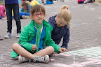 Straattekenen kleuters: Foto