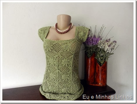 Blusa Crochê Taty 1 Blusa Crochê Taty 1