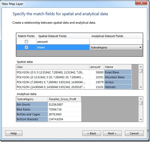 Specify the match fields Specify the match fields