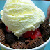 Norman Black Forest: Coco Chex, Red Ribbon brownies, cherries and mini choco Kisses