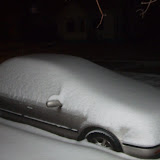 Snow Covered Car