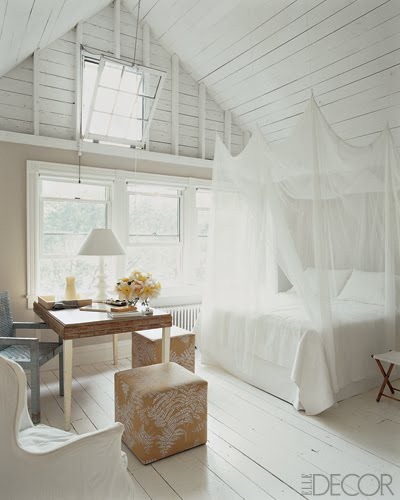 Vitt trätak, Elle Decor