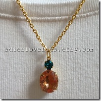 vintage stone necklaces 070
