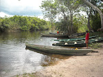 Boarding the boats, |the Marimbus, Chapada Diamantina, Brazil