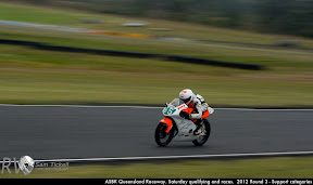 ASBK Queensland Raceway. Saturday qualifying and races.  2012 Round 3 - Support categories