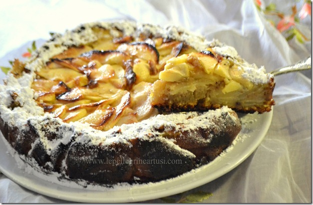 torta di mele e frutta secca