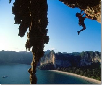 Railey rock climbing, Krabi